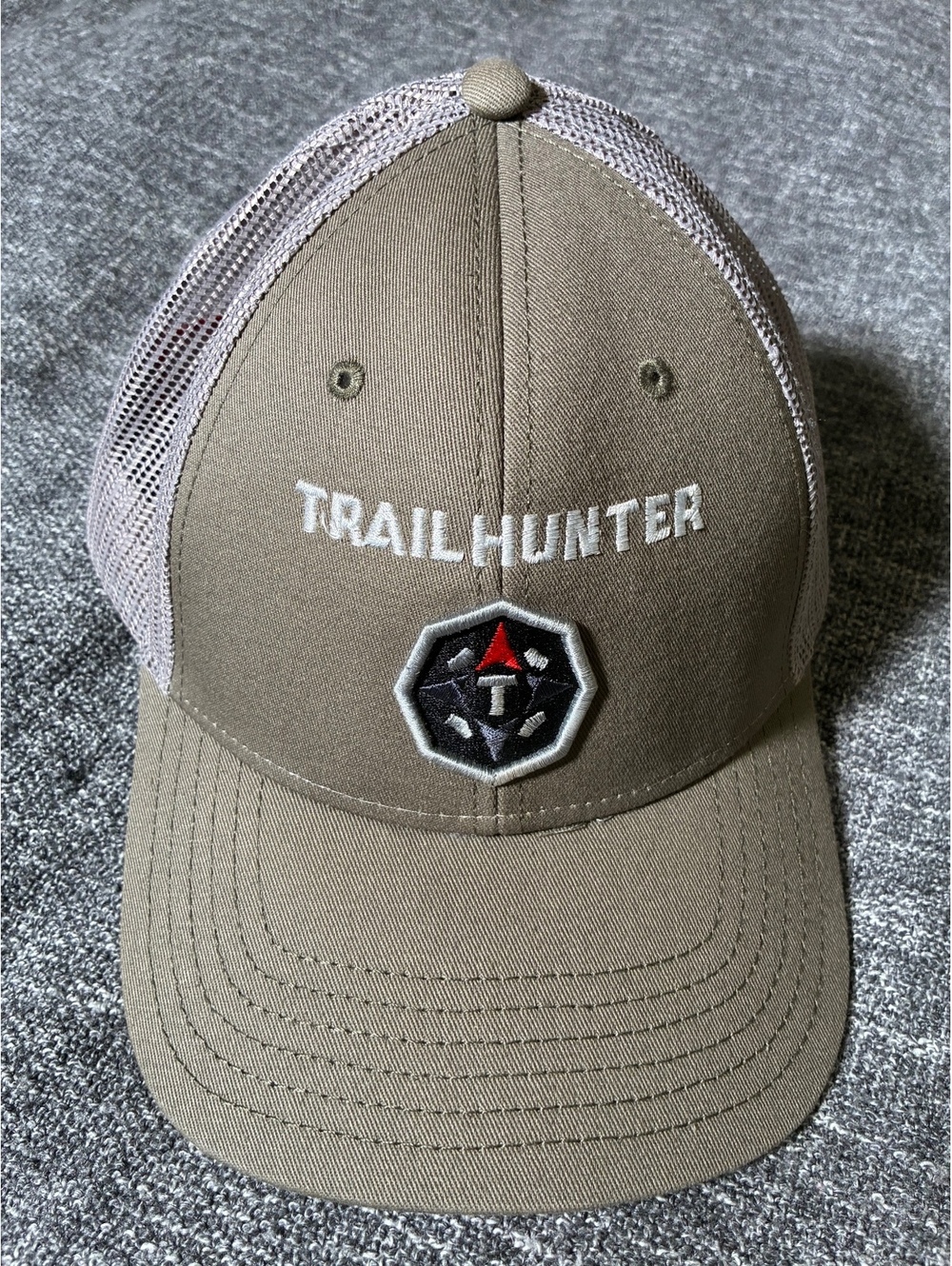 Toyota Branded Trail Hunter Hat SnapBack Cap Men’s Adjustable Size Grey Logo